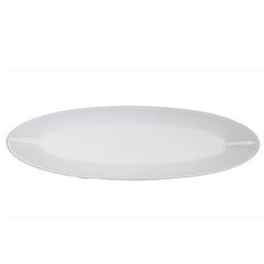 Party Rental Products Oval White 8 inch x22 inch  Platters