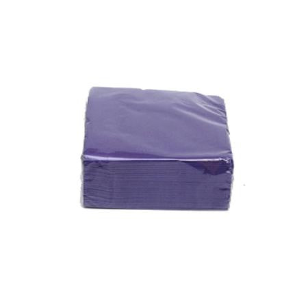 Party Rental Products Purple Cocktail Napkins  Paper Products