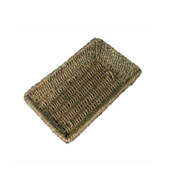 Party Rental Products Seagrass 12 inch x7 inch x1 inch  Baket/Tray Trays