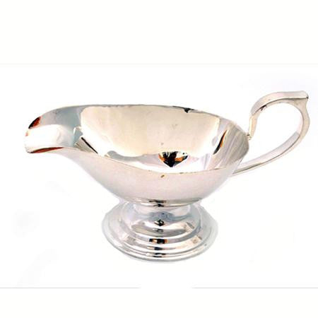 Party Rental Products Silver Gravy Boat Serving Pieces