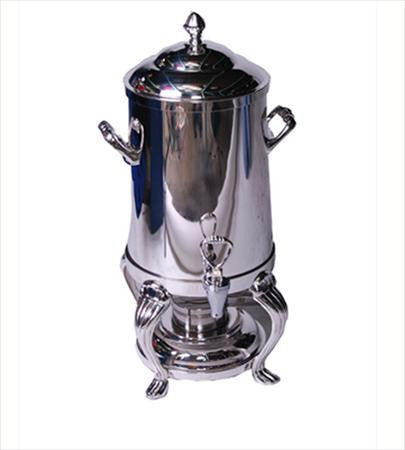 Party Rental Products Straight Side Silver Samovar 100 Cup   Coffee