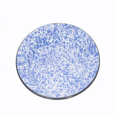 Party Rental Products Tin Blue Speckled  10 inch  Dinner  China