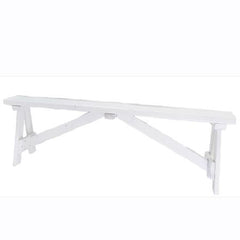 Party Rental Products White Bench Chairs