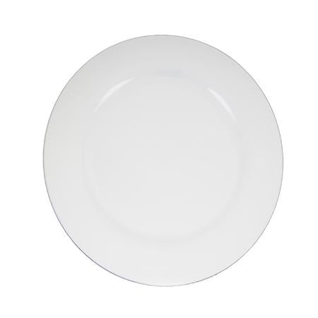 Party Rental Products White Rim 10 inch  Dinner China
