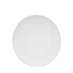 Party Rental Products White Rim 9 inch  Luncheon China