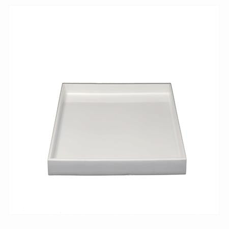 Party Rental Products White Square Lacquer Tray Trays