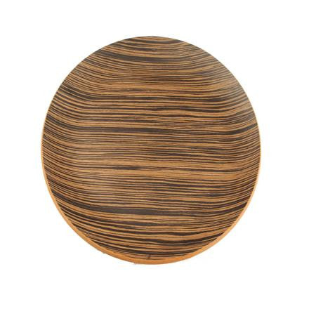 Party Rental Products Wood Round Dark 16 inch  Tray Trays
