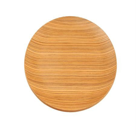 Party Rental Products Wood Round Lite 16 inch  Tray Trays