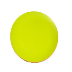 Party Rental Products Wood Round Lite Lime 16 inch  Tray Trays