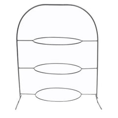 Party Rental Products Wrought Iron 3 Tier Oval Trays