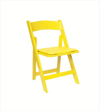 Party Rental Products Yellow Folding Chair Chairs