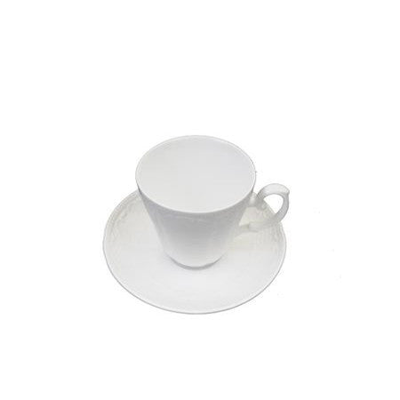 White Lace Cup and Saucer